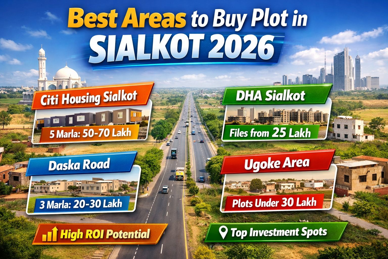Best Areas to Buy Plot in Sialkot 2026